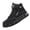 Black, variant on Men’s Steel Toe High Top Work Boots, Indestructible Lightweight Safety Shoes, Non Slip Protective Footwear for Construction & Industrial Workplace (Black, 8)