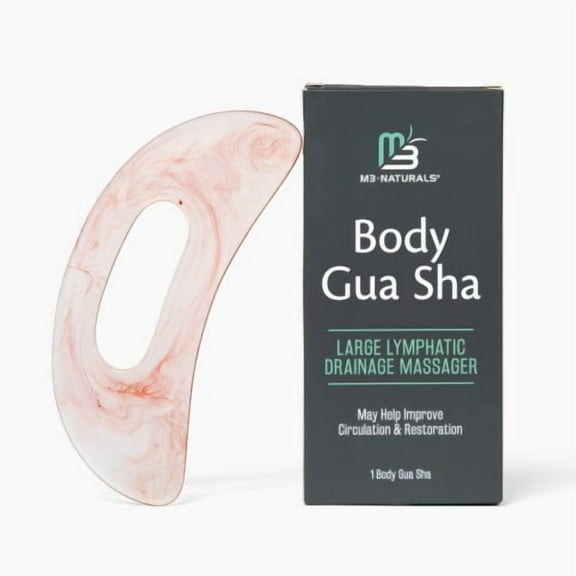 M3 Naturals Lymphatic Drainage Massager & Body Gua Sha Tool for Cellulite Relief & Relaxation, 1 Ct