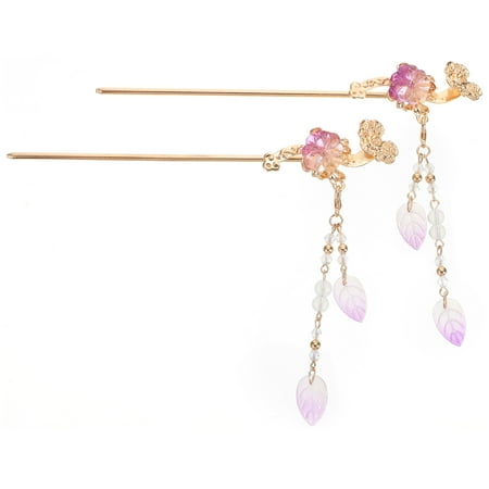 

NUOLUX 2PCS Chinese Style Alloy Hair Stick Multi-functional Practical Hair Chopstick