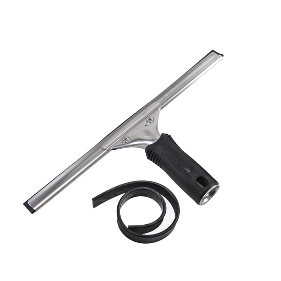 UNGER Professional - Escobilla de Goma de Repuesto para Ventanas y Vidrio de 12 Pulgadas con Goma de Repuesto, Suministros de Limpieza, escobilla Resistente para Limpieza de Ventanas, Resultados sin
