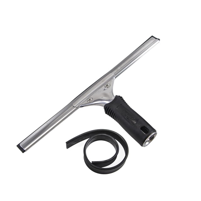 UNGER Professional - Escobilla de Goma de Repuesto para Ventanas y Vidrio de 12 Pulgadas con Goma de Repuesto, Suministros de Limpieza, escobilla Resistente para Limpieza de Ventanas, Resultados sin