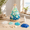 Christmas Tree, variant on Sea Glass 3D Art Kit, DIY Cow Mosaic Craft for Farmhouse Tabletop Home Decor, 8 in Creative Animal Craft Project for Adults