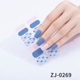 thumbnail image 1 of Pegatinas de uñas francesas llenas de hielo a través de las pegatinas de uñas de dibujos animados japoneses linda película de esmalte de uñas, 1 of 1