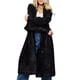 thumbnail image 3 of Suéteres Tipo Cárdigan Largos, Acogedores y Peludos para Mujer, Informales, de Larga y con Abertura Frontal, de Mohair. Negro Talla Única, 3 of 7