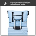 thumbnail image 4 of Travelhouse 5-Piece Hardside Luggage Set Spinner Lightweight Suitcase with TSA Lock & Duffel Bag,Light Blue, 4 of 11
