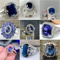 thumbnail image 3 of EOEMY Gorgeous 925 Silver Cubic Zirconia Ring Women Jewelry Wedding Gift Sz 6-10-#14-10, 3 of 9