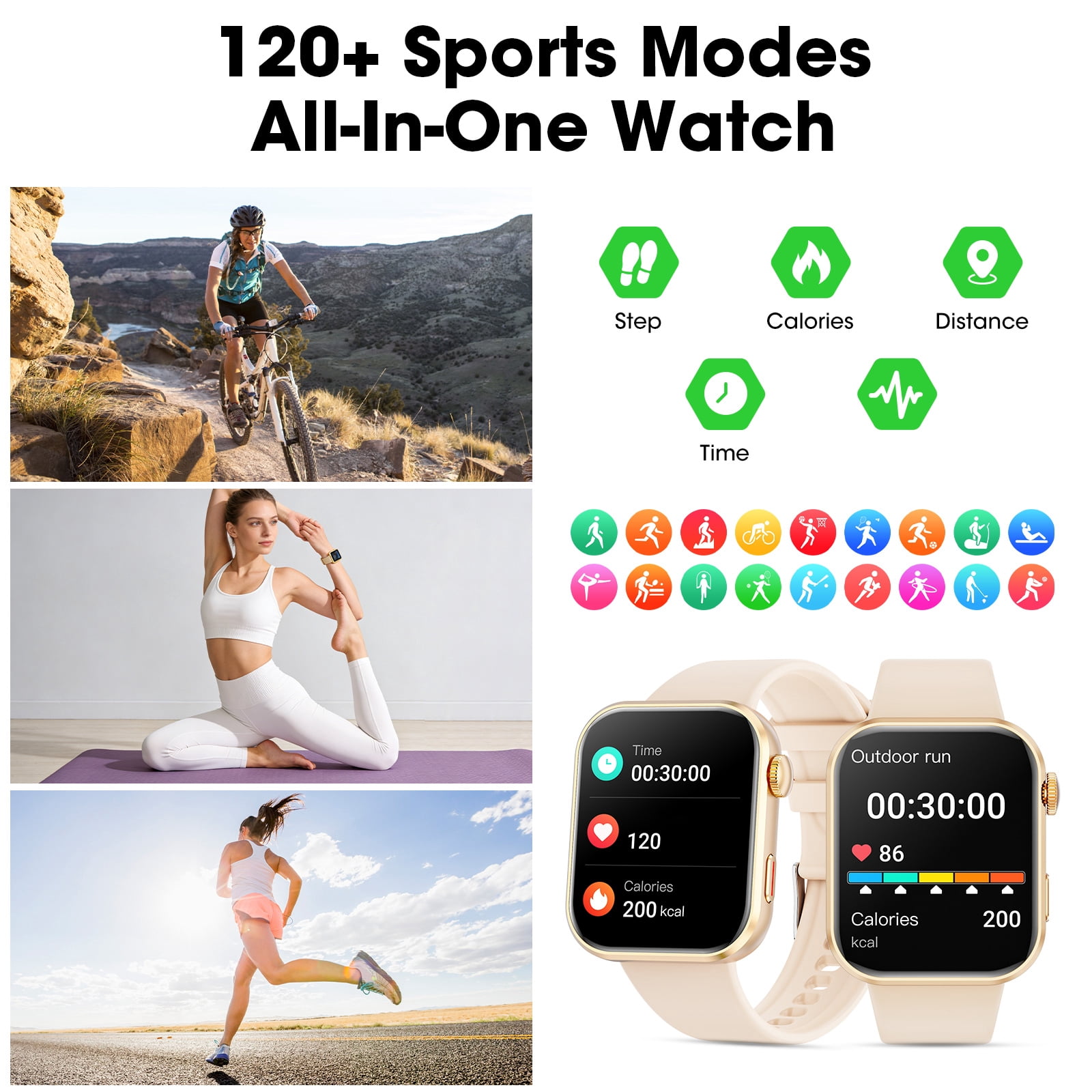 Mingdaln Smart Watch for Men Women, 2026 Smartwatch(Metal Body) , 1.93" New Fitness Watch with Answer/Make Call/120+ Sport Modes/Pedometer/IP68 Waterproof, Fitness Tracke Fits for Android/IPhone,Pink