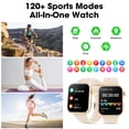 thumbnail image 4 of Mingdaln Smart Watch for Men Women, Smartwatch(Metal Body) , 1.93" New Fitness Watch with Answer/Make Call/120+ Sport Modes/Pedometer/IP68 Waterproof, Fitness Tracke Fits for Android/IPhone,Pink, 4 of 9