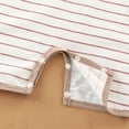 thumbnail image 6 of Busydd Baby Boy Romper 0-18 Months Cute Round Neck Striped Baby Onesie Breathable Cotton Sleeveless Newborn Infant Girl Clothes 9-12 Months, 6 of 6