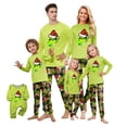 thumbnail image 1 of Christmas Pajamas Family Matching Pajamas Sets Christmas Prints Family Matching Long Sleeve Tops+Pants Set Family Matching Sets Christmas Pjs for Family Men, L, 1 of 4