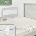 thumbnail image 6 of Evolur Snooze Shield Universal Swing-Down Guardrail, Gray, 6 of 12