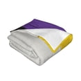 thumbnail image 2 of Non-Binary Pride Flag Throws Blanket Fleece Soft Cozy Warm Plush for Travel Chair Bedroom Living Room Sofa 80"x60", 2 of 7