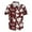 Wine, variant on Xysaqa Men's Hawaiian Shirt Big & Tall Button Down Shirts for Men Summer Holiday Floral Short Sleeve Dress Shirt Tropical Party Beach Palm Tree Printed T-Shirts 3X 4X 5X Clearance