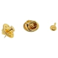 thumbnail image 4 of KLKCMS 50 Sets Metal Tie Tacks Butterfly Pinch Back Pins Clutch Back Lapel Pin Gold, 4 of 9