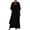 Womens Summer Set - Black, variant on Two Piece Dress Sets for Women Cardigan and Dress Set Long Open Front Kimono Cardigans and Sleeveless Maxi Dresses Loose Flowy Layering Outfits