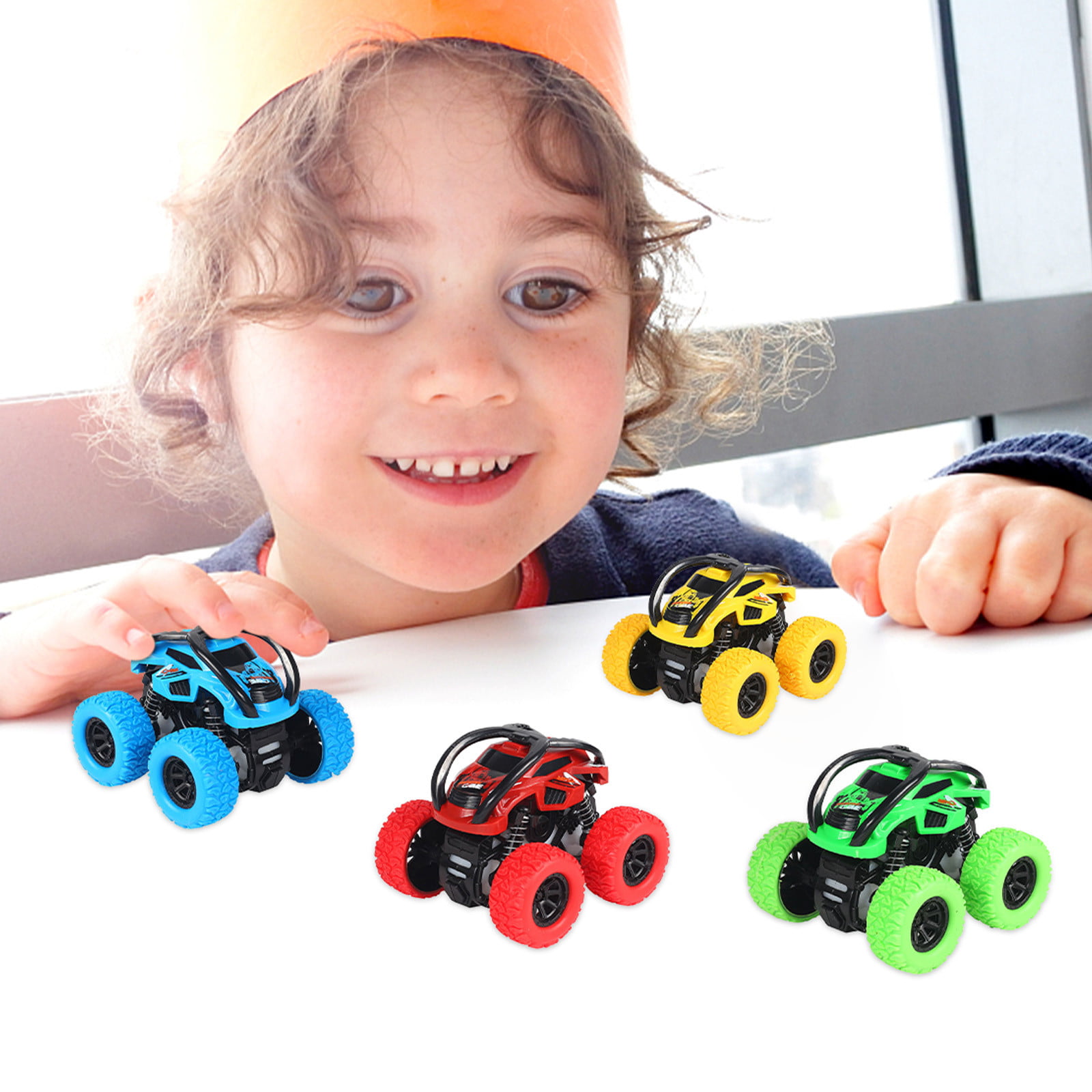 Toys 50% Off Clearance!Tarmeek Toddlers Toy Cars for Boys and Girls Age 3 4  5 6 7 Years Old,Children's Educational Mini Manual Inertial Construction  Vehicle Toy Birthday Gifts for Kids 