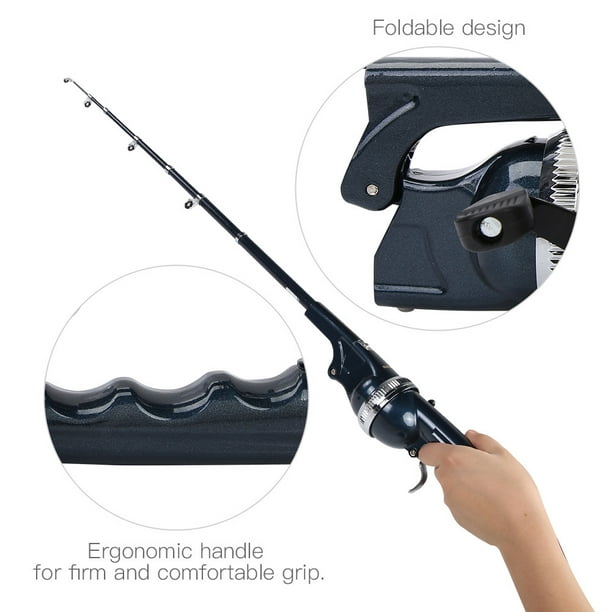 Estink Fishing Rod Fishing Pole Fish Rod Fishing Tool Folding Telescopic Fishing Rod With Reel With Line Portable Casting Lure Tackle