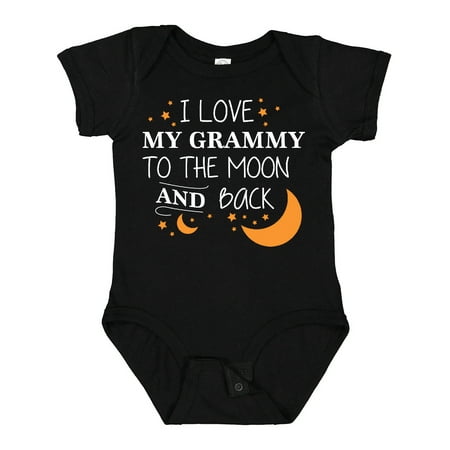 

Inktastic I Love My Grammy to the Moon and Back Boys or Girls Baby Bodysuit