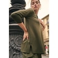 thumbnail image 2 of Jessica London Women's Plus Size Perfect Ease A-Line Collared Top, 2 of 2