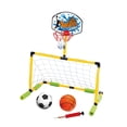 thumbnail image 4 of Juego de waterpolo con pelotas y bomba, juguete acuático, piscina, fútbol, ​​flotador 56x48x78cm, 4 of 9