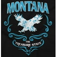 thumbnail image 2 of Cute Montana Treasure State Wild Bird Women's Graphic T Shirt Tees Brisco Brands S, 2 of 5
