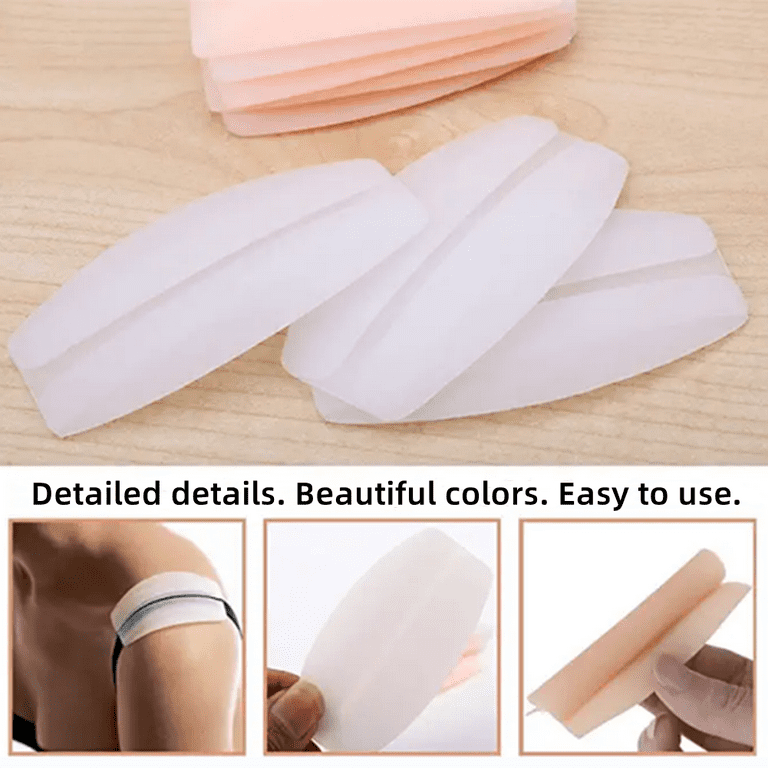 1 Pair Bra Strap Women Silicone Decompression Shoulder Pads DIY Invisible  Anti-Slip Underwear Pads Bra