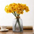 thumbnail image 2 of Clearance! 6pcs/Lot Artificial Simulation Narcissus Flower Bouquet For Living Room Window Decor Fake Flowers Wedding Scene Decor Daffodil, 2 of 6