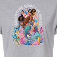 thumbnail image 3 of Disney - Adventure Comes In Waves - Juniors Cropped Cotton Blend T-Shirt, 3 of 5