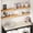 Natural, variant on Howizz 72" Pine Wood Floating Shelf, Rustic Wall Mounted Wooden Shelf with Invisible Brackets, Fireplace Mantel Shelf for Living Room, Natural