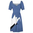 thumbnail image 4 of Paper Crane Sleeveless Dress women's elegant loose dresses summer dress daily, 4 of 6