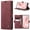 Winered, variant on Feishell Slim Wallet Phone Case for iPhone 17 Pro,Premium PU Leather Magnetic Closure Folio [RFID Blocking] ID Credit Card Slots Shockproof Protective Flip Kickstand Phone Cover,Winered