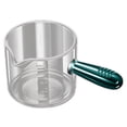 thumbnail image 4 of Taza medidora de café, taza de leche de vidrio de borosilicato alto con asa, dos unidades de medida, taza de leche de vidrio expreso para uso diario verde y 125ml, 4 of 8