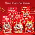 thumbnail image 2 of Maytalsory 6pcs Papier Enveloppes Rouges Chinoises Traditionnelles Célébrations du Nouvel An Lunaire Premium Applications Larges 208j, 6pcs 6,7 Pouces, 2 of 6