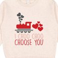 thumbnail image 3 of Inktastic I Choo Choo Choose You Valentines Day Train Toddler Sweatshirt, 3 of 4