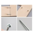 thumbnail image 4 of 100PCS Pocket Hole Screws Coarse Thread Self-Tapping Fasteners for Woodworking, 4 of 7