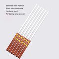 thumbnail image 3 of maskred 10 Pcs Brochettes de Brochettes Réutilisables de Qualité Alimentaire pour Grillades au Niveau Supérieur, 3 of 6