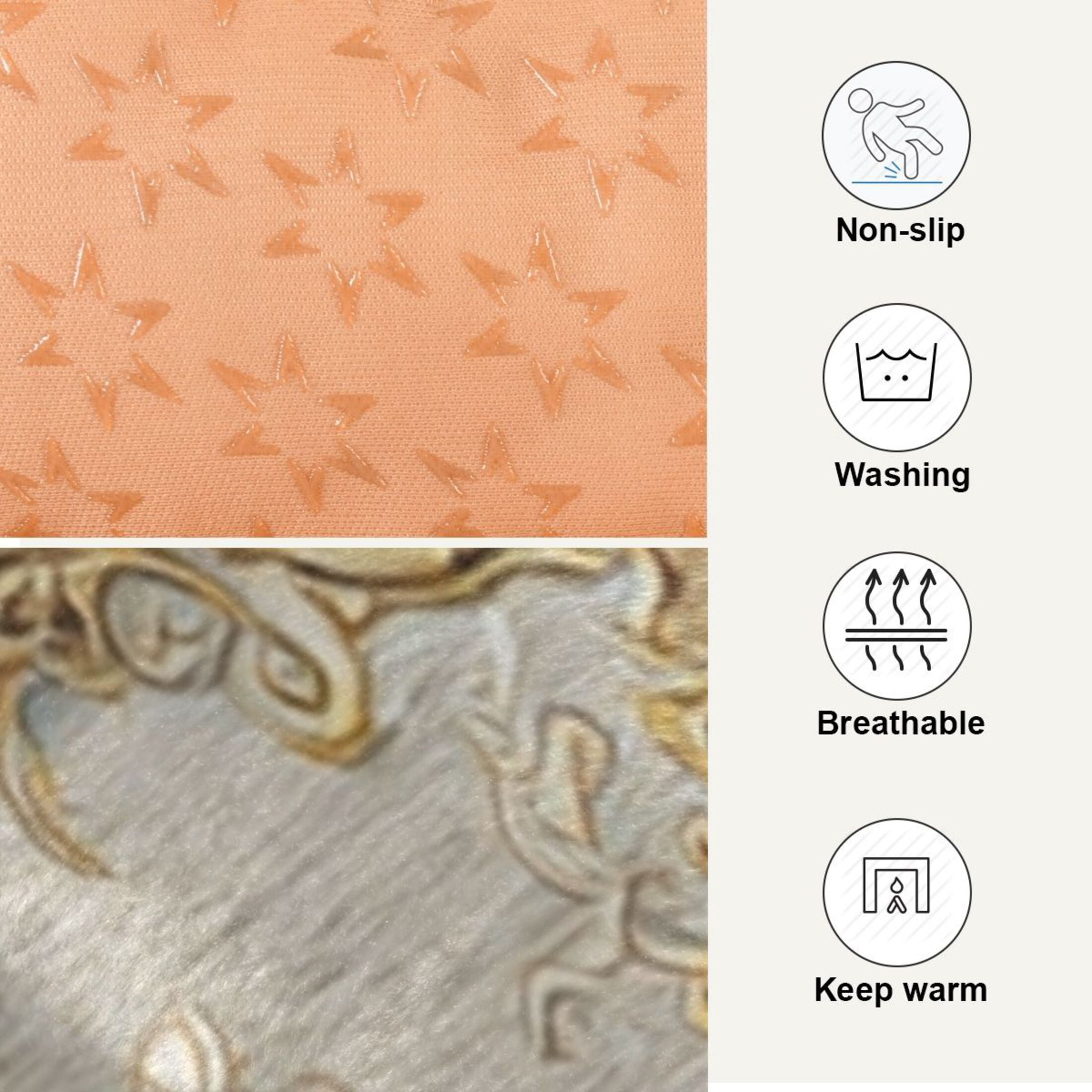 Cozy Mat Pet Bed Indoor Outdoor Warm Soft For Cat Dog Puppy(S/M) Radiating Golden Light