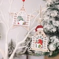 thumbnail image 4 of Bewildely Colgante de de Navidad de varias formas, figurita con forma de gnomo de copo de nieve, manualidades, colgador de puerta DIY para anciano Kits de decoración para fiestas Estrella Bewildely HA070074-01, 4 of 6