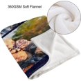 thumbnail image 4 of FunnyArt Personalized Customized Throw Blankets with Pet Picture and Text for Lover and Best Friends, Flannel Throw Blanket with Photo as a Gift. (1 Photo, 32”X 48“(80X120cm)) Blankets, 4 of 5