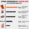 thumbnail image 2 of Energy Chews Caffeine Bullet, chocolate y naranja, 4 x 85 mg, 2 of 8