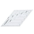 thumbnail image 1 of Patchwork Ruler 45 Degree Rhomboid Quilting Ruler Patchwork Plastic Template Sewing Accessories, 1 of 7