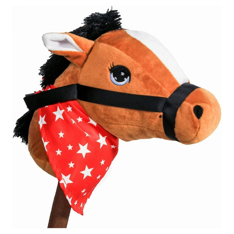 Dapple Hobby horse on a stick horse for children Toy horse on stick