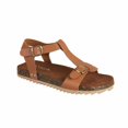 thumbnail image 1 of Sandalia Mujer Cómoda Piel color tan Castalia  102-123, 1 of 3