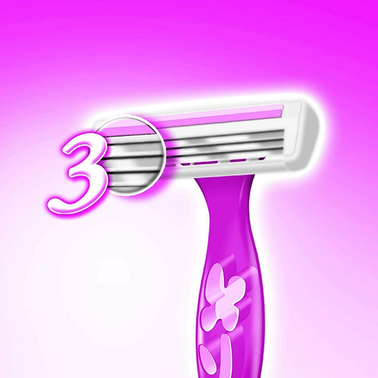 BIC Soleil Simply Smooth Women's Disposable Razor, 3 Pack