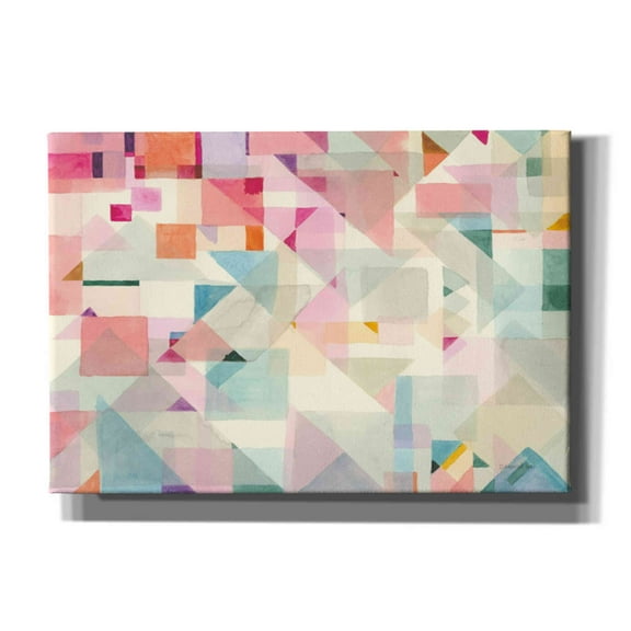 Epic Graffiti 'Try Angles II' by Danhui Nai, Canvas Wall Art, 26"x18"