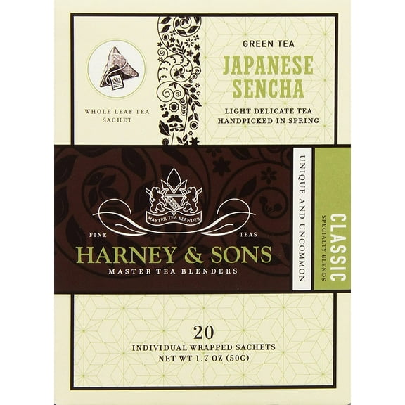 Harney & Sons Green Tea Japanese Sencha 20 Sachets
