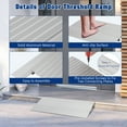 thumbnail image 2 of Heavy-Duty Aluminum Threshold Ramp for Doorways – 2-Inch Rise, 700LB Capacity, Adjustable & Portable Wheelchair Access Ramp for Home Entry, Scooters, Bikes, Strollers – 2 Sections, 2 of 7