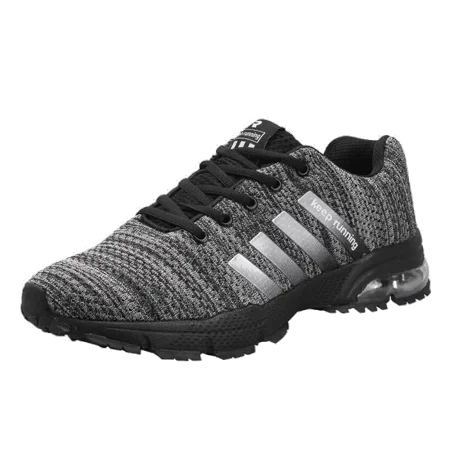 

Men‘s Knit Breathable Non Slip Running Shoes Walking Sneakers Lightweight Athletic Footwear