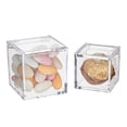 thumbnail image 6 of Pack Of 12 Multipurpose Plastic Boxes for Wedding Candy Creative Packaging Box with Lid Dustproof Cookie Container, 6 of 8