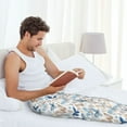 thumbnail image 5 of Fuzoiu Butterfly Print Men's Pajama Pants,Lounge Pants for Men,Lounge PJ Bottoms,Sleepwear Pants with Drawstring Pockets -X-Large, 5 of 6